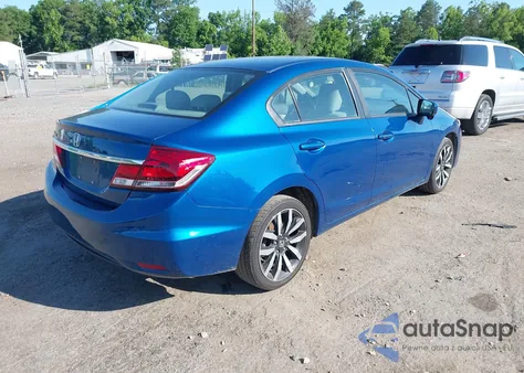 2015 Honda Civic Ex-L from USA, damaged, VIN 2HGFB2F90FH512305